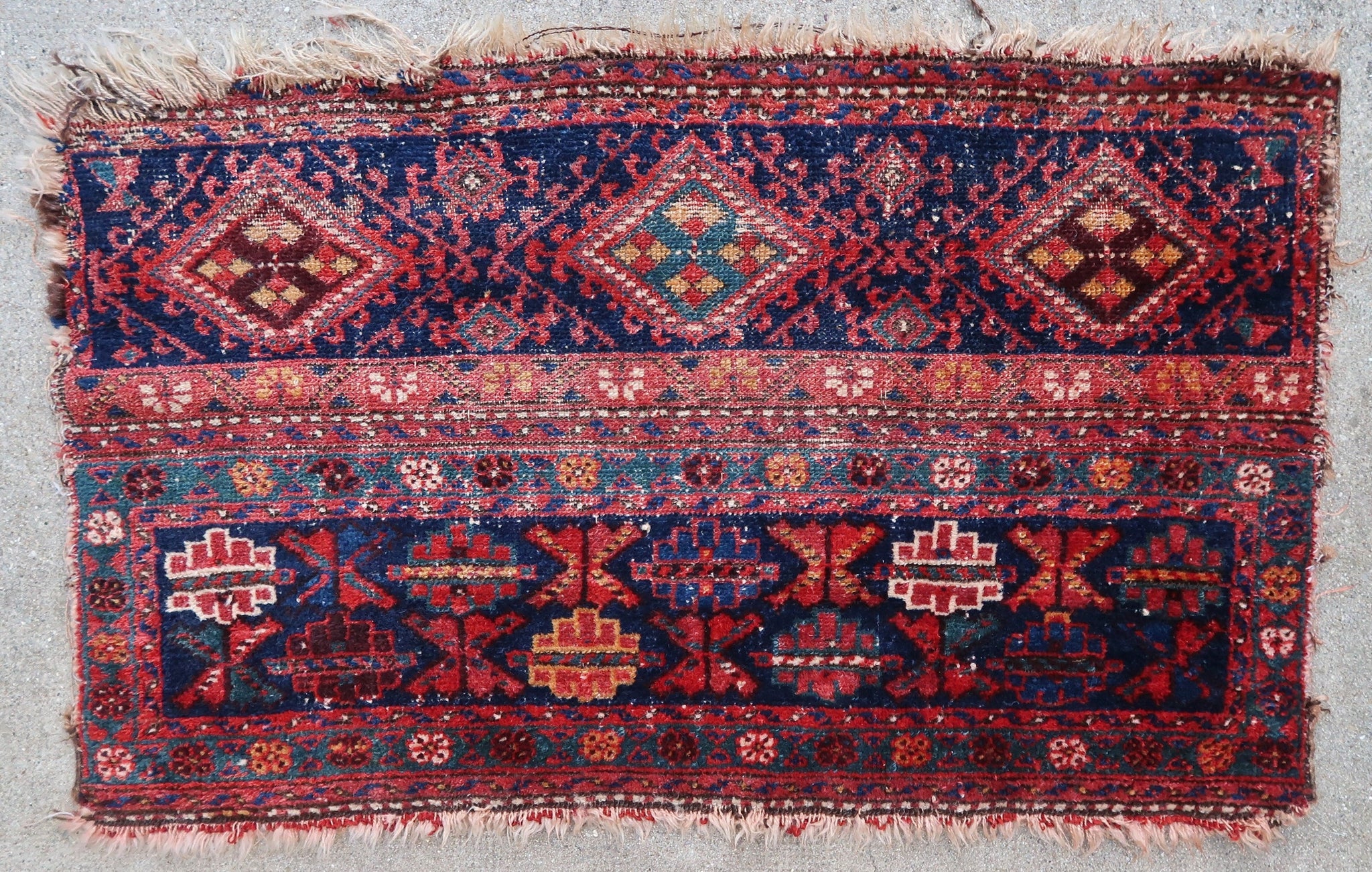 Persian rug bag face