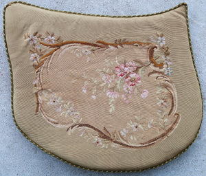 French silk pillow Aubusson 