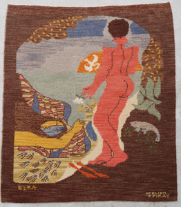 French tapestry L Ange de la Mer 
