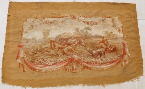 French silk tapestry Aubusson 