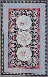 European needlepoint rug 1980